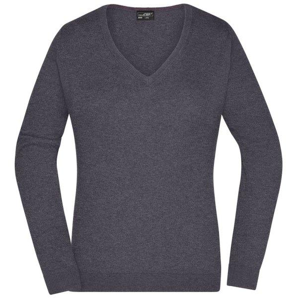 James & Nicholson (Daiber) Női pamut pulóver JN658 - Antracit melírozott |
XXL