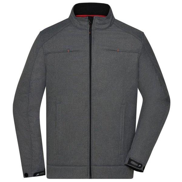 James & Nicholson (Daiber) Férfi softshell kabát JN1088 - Sötét melírozott
| L