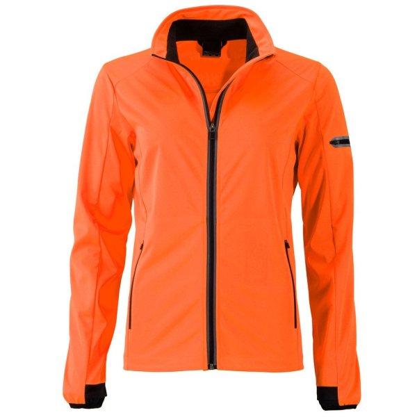 James & Nicholson (Daiber) Női sportos softshell kabát JN1125 - Élénk
narancssárga / fekete | M