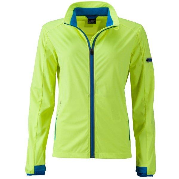 James & Nicholson (Daiber) Női sportos softshell kabát JN1125 - Élénk sárga
/ világoskék | M
