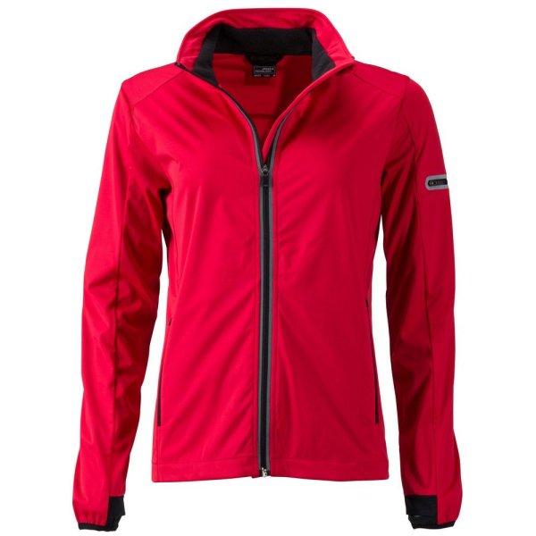 James & Nicholson (Daiber) Női sportos softshell kabát JN1125 - Világos piros
/ fekete | M