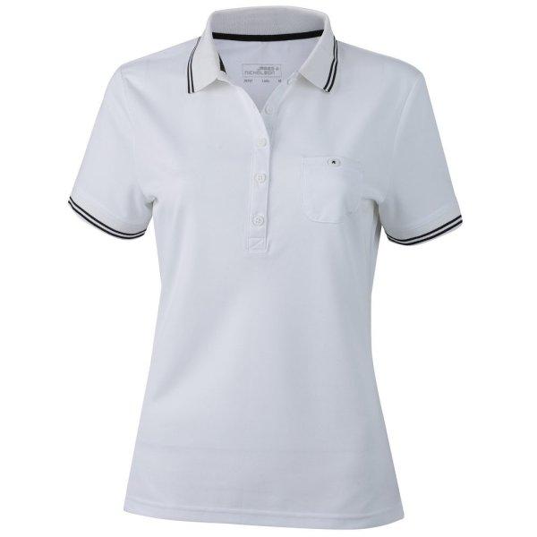 James & Nicholson (Daiber) Női sportos galléros póló JN701 - Fehér / fekete
| XL