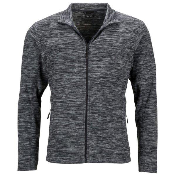 James & Nicholson (Daiber) Férfi fleece felső JN770 - Szürke melírozott /
antracit | XXL