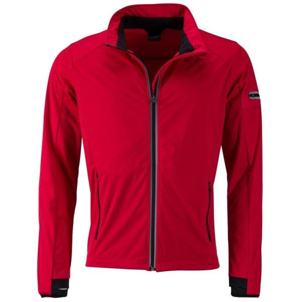 James & Nicholson (Daiber) Férfi sportos softshell kabát JN1126 - Világos
piros / fekete | XL