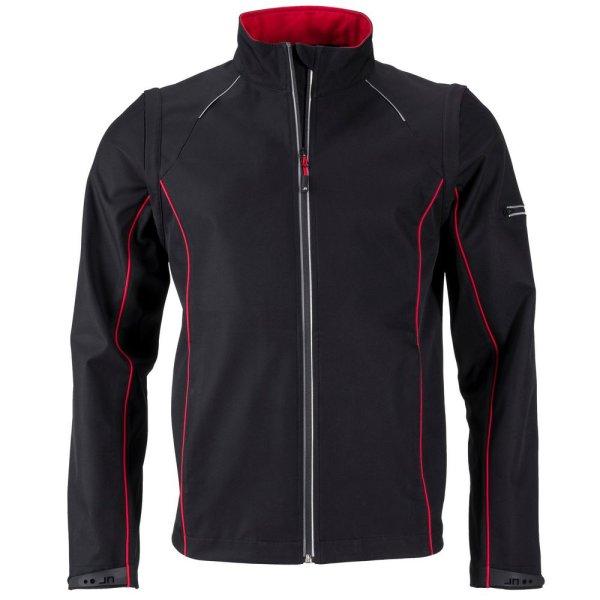 James & Nicholson (Daiber) Férfi softshell kabát 2v1 JN1122 - Fekete / piros |
XXXL