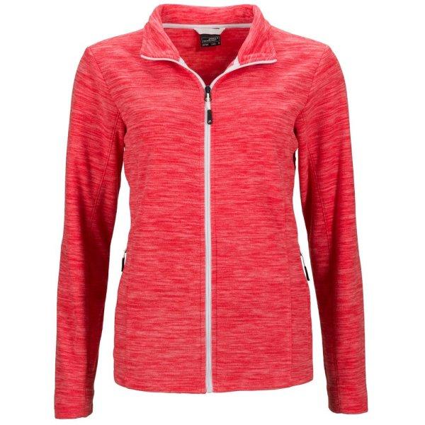 James & Nicholson (Daiber) Női fleece felső JN769 - Korallpiros melírozott /
fehér | L