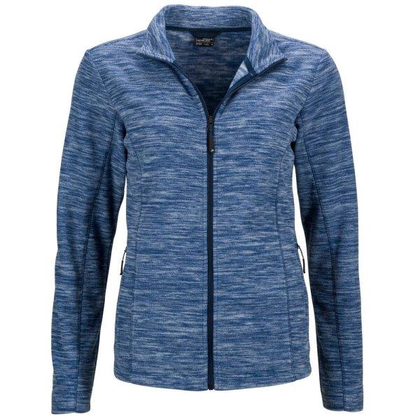 James & Nicholson (Daiber) Női fleece felső JN769 - Kék melírozott /
sötétkék | S