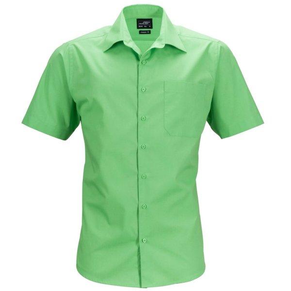 James & Nicholson (Daiber) Férfi rövid ujjú ing JN644 - Limezöld | L