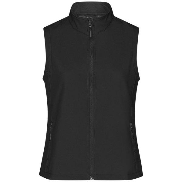 James & Nicholson (Daiber) Női softshell mellény JN1127 - Fekete / fekete | L