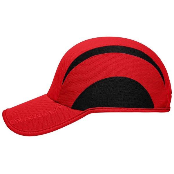Myrtle Beach (Daiber) Sportos sapka MB6580 - Tomato / fekete