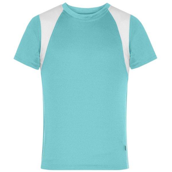 James & Nicholson (Daiber) Gyerek sportos rövid ujjú póló JN397k - Menta /
fehér | XL
