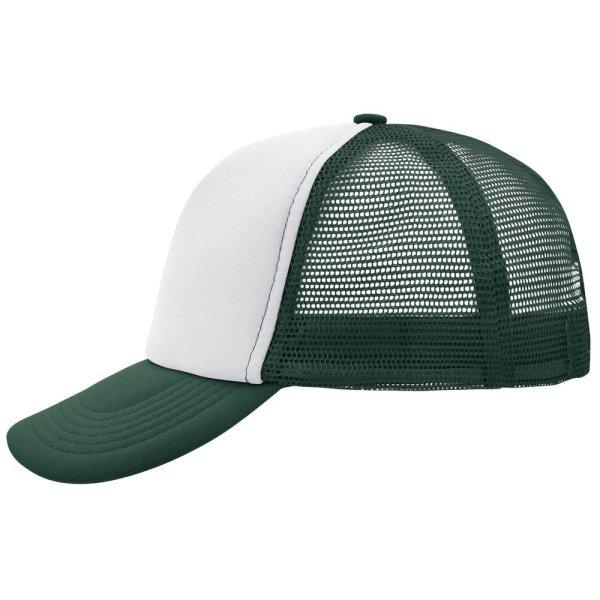 Myrtle Beach (Daiber) 5 paneles sapka MB070 - Fehér / sötétzöld | unisex