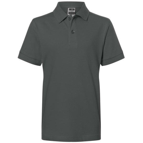 James & Nicholson (Daiber) Gyerek galléros póló JN070k - Grafitszürke | XL