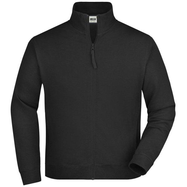 James & Nicholson (Daiber) Férfi kapucni nélküli cipzáros felső JN058 -
Fekete | XL