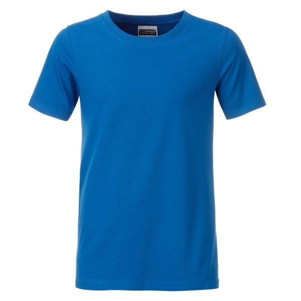 James & Nicholson (Daiber) Klasszikus fiú biopamut póló 8008B - Kobalt | XL