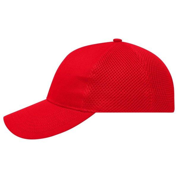 Myrtle Beach (Daiber) Szellőző, 6 paneles sapka MB6216 - Piros | unisex