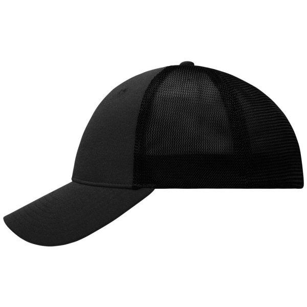 Myrtle Beach (Daiber) Elastic Fit hálós sapka MB6215 - Fekete / fekete | L/XL