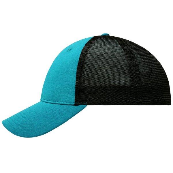 Myrtle Beach (Daiber) Elastic Fit hálós sapka MB6215 - Türkiz / fekete | L/XL