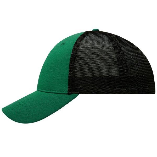 Myrtle Beach (Daiber) Elastic Fit hálós sapka MB6215 - Zöld / fekete | S/M