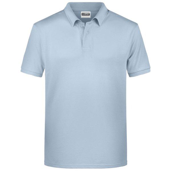 James & Nicholson (Daiber) Férfi galléros biopamut póló 8010 - Világoskék
| XL