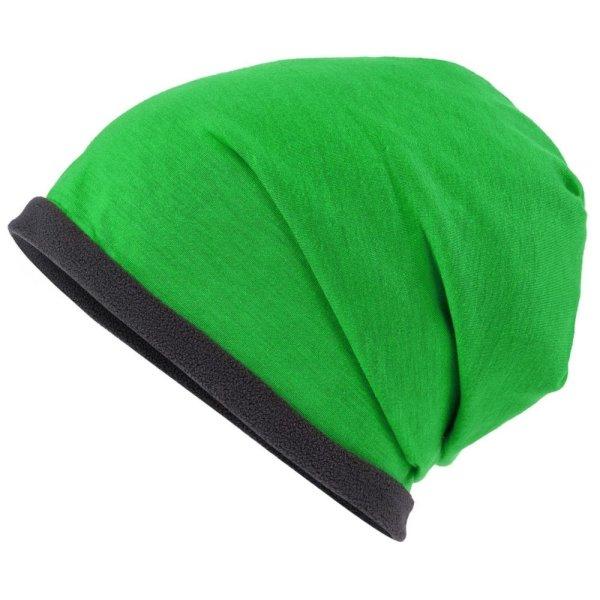 Myrtle Beach (Daiber) Beanie sapka MB7131 - Páfrányzöld / sötétszürke