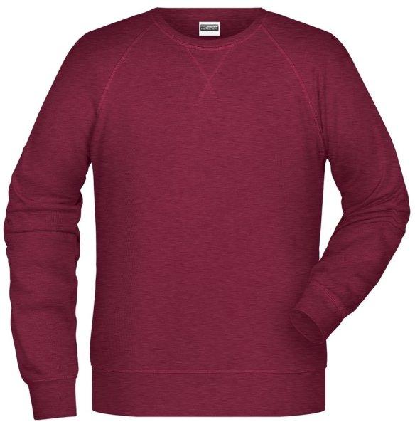 James & Nicholson (Daiber) Férfi kapucni nélküli biopamut felső 8022 -
Borvörös melírozott | XXXL