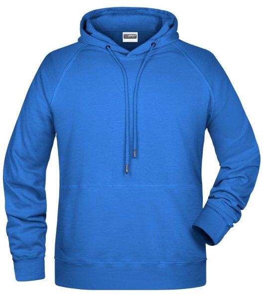 James & Nicholson (Daiber) Férfi kapucnis biopamut felső 8024 - Kobalt | XL