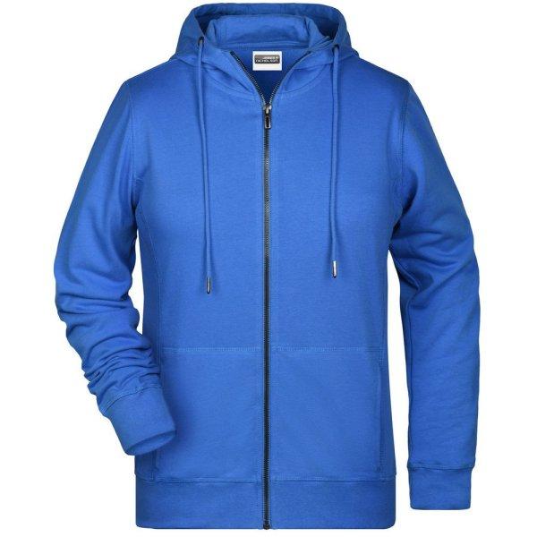 James & Nicholson (Daiber) Női cipzáros biopamut felső 8025 - Kobalt | XL