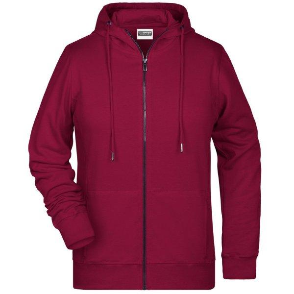 James & Nicholson (Daiber) Női cipzáros biopamut felső 8025 - Borvörös |
XXXL