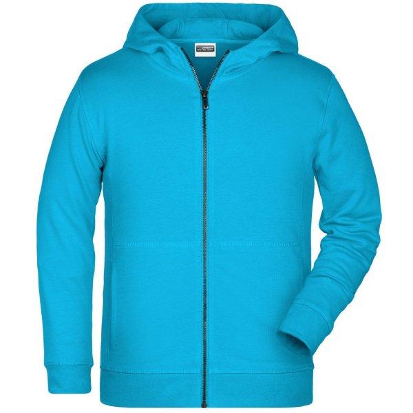 James & Nicholson (Daiber) Gyerek cipzáros biopamut felső 8026k - Türkiz | XL