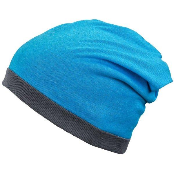 Myrtle Beach (Daiber) Könnyű sapka MB6577 - Türkiz melírozott /
sötétszürke | unisex