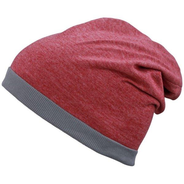 Myrtle Beach (Daiber) Könnyű sapka MB6577 - Borvörös melírozott /
sötétszürke | unisex