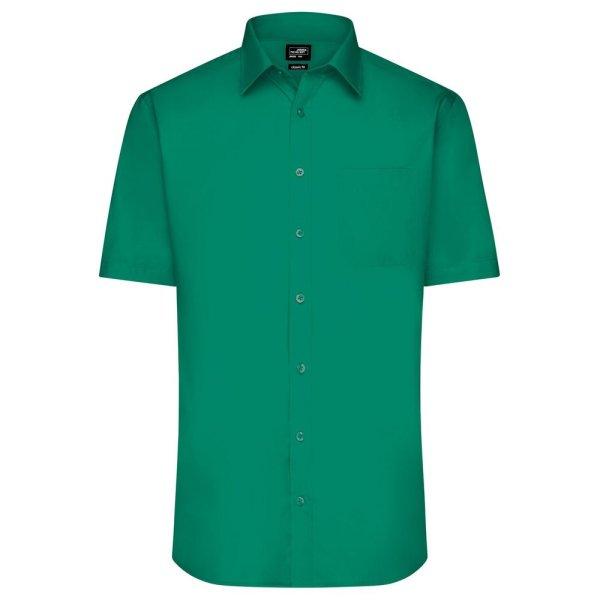 James & Nicholson (Daiber) Férfi rövid ujjú ing JN680 - Írzöld | M