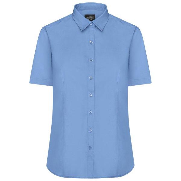 James & Nicholson (Daiber) Női rövid ujjú ing JN679 - Aqua | S