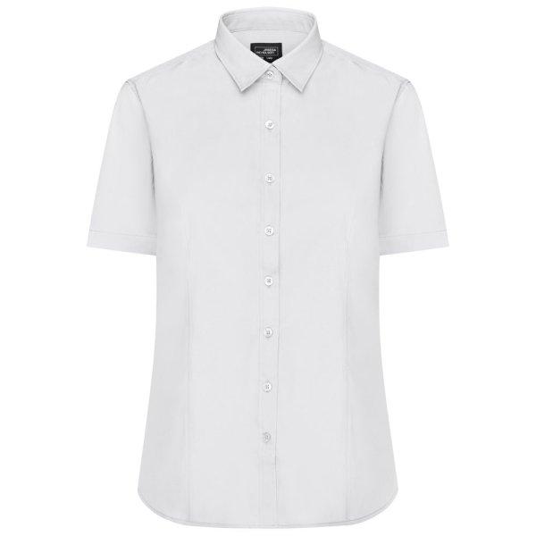 James & Nicholson (Daiber) Női rövid ujjú ing JN679 - Fehér | XXXL