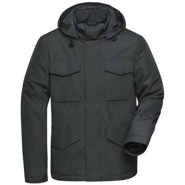 James & Nicholson (Daiber) Férfi téli kabát JN1158 - Grafitszürke | XXXL