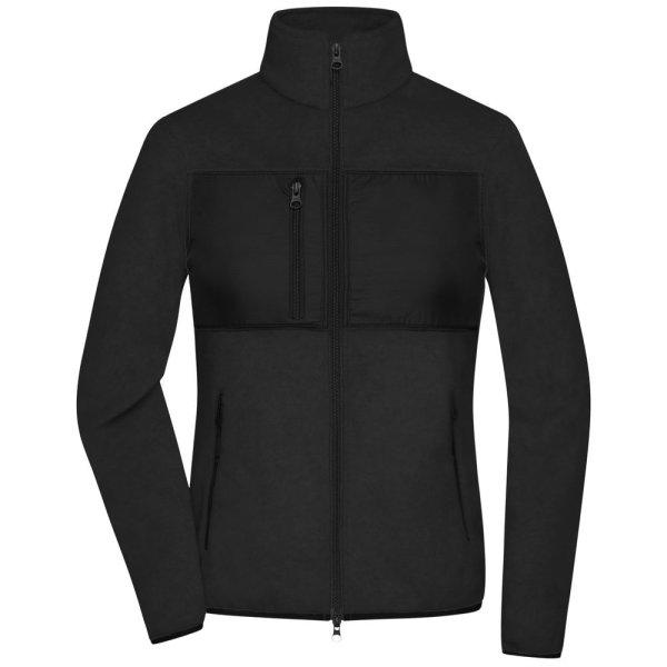 James & Nicholson (Daiber) Női gyapjú pulóver JN1311 - Fekete / fekete | XL