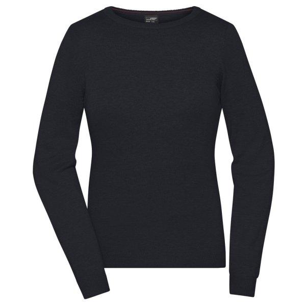 James & Nicholson (Daiber) Könnyű női kötött pulóver JN1313 - Fekete | XL