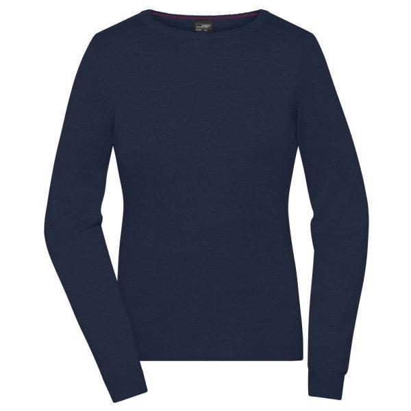 James & Nicholson (Daiber) Könnyű női kötött pulóver JN1313 - Sötétkék
| XL