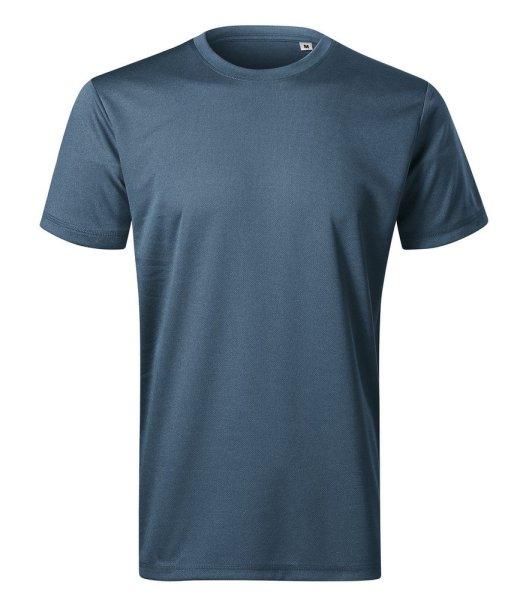 MALFINI Férfi póló Chance - Sötét denim melírozott | M