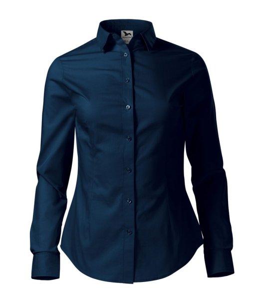 MALFINI Női hosszú ujjú ing Style - Tengerészkék | XL