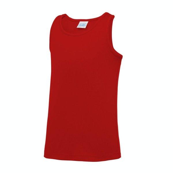 Just Cool Gyerek sport trikó Cool - Tűzpiros | 9-11 éves