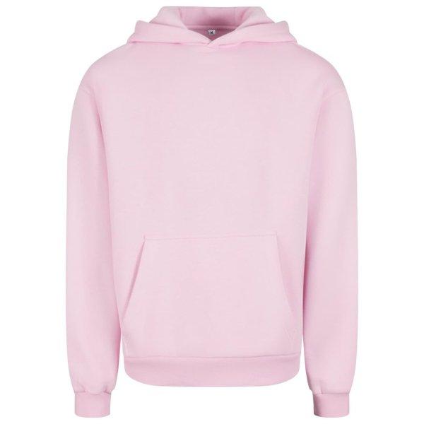 Build Your Brand Puha férfi kapucnis pulóver Fluffy - Enyhén rózsaszín |
XXXXL