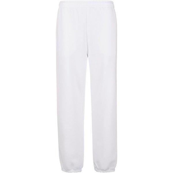 Build Your Brand Puha férfi melegítőnadrág Fluffy - Fehér | XL