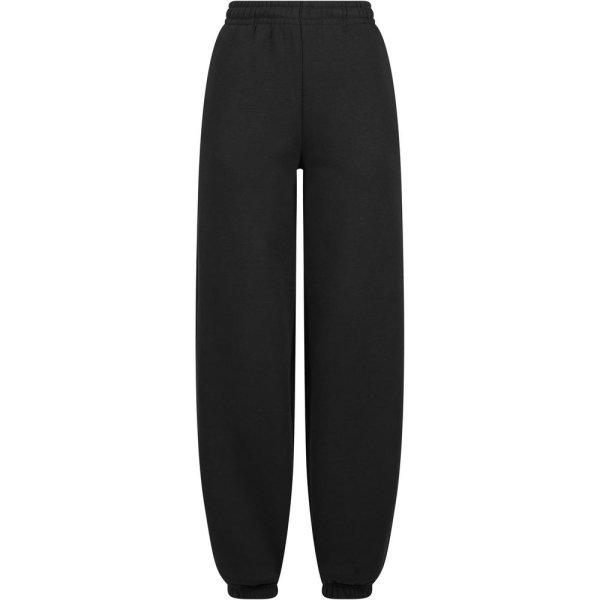 Build Your Brand Puha női melegítőnadrág Fluffy - Fekete | XXXXL