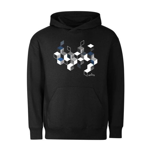 Bontis Pulóver CUBES - Fekete | XL