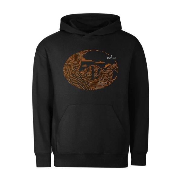 Bontis Pulóver MOUNTAINS - Fekete | XL