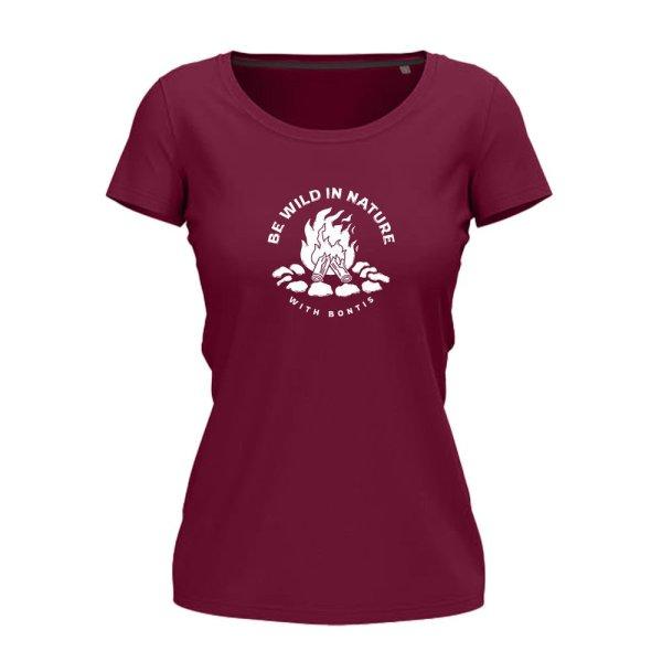 Bontis Női póló CAMPFIRE - Bordeaux | XL