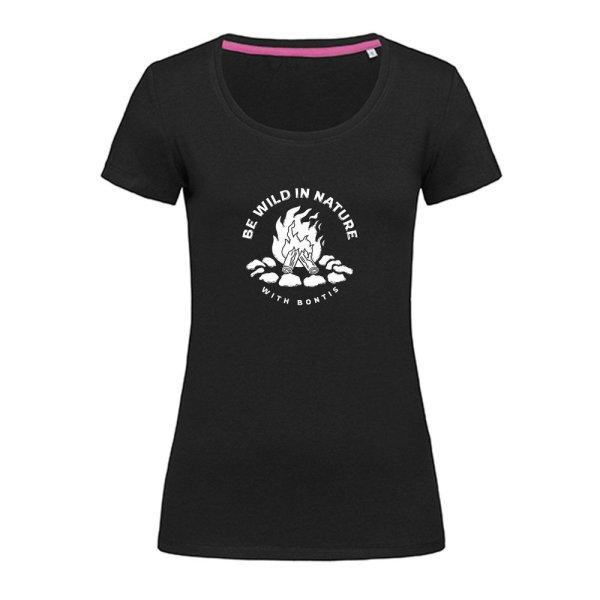 Bontis Női póló CAMPFIRE - Fekete | M
