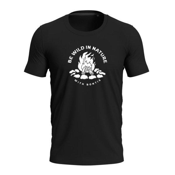 Bontis Póló CAMPFIRE - Fekete | L